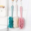 Body Brush With Long Handle Bathroom Tool Shower Accessory Bath Brush Skin Cleaner Bath Sponge Body Wash Back Scrubber Mesh. 