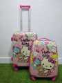 18 and 20 inch Character travel suitcase with wheels Cartoon Travel bags for children rolling luggage carry on cabin trolley Hello Kitty travelling Kids trolley,kids luggage bags for travel,kids luggage trolley bags. 