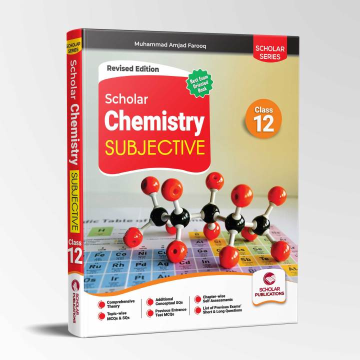 Scholar Series Chemistry Subjective for Class 12 Latest Edition 2023-24