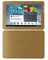 Samsung Galaxy Tab 2 10.1 Inch Golden Brushed Metal Texture Skin. 