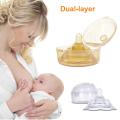 Silicone Nipple Shield for Breastfeeding, Feeding Nipple Protector Cover For Latch Difficulties / Flat Inverted Nipples. 