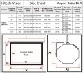 Hitech-Vision Manual pull Projector Screen - Matt White 120"  16:9  (8.75 x 4.9). 
