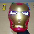 Super Hero Iron Man Toy Mask Led light Full Face Mask For Kids. 