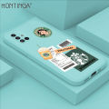 Hontinga for Samsung Galaxy A51 Case New Starbucks Order Phone Case Original Square Liquid Silicone Cases Full Cover Camera Shockproof Protection Case. 