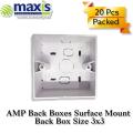 AMP Back Boxes Surface Mount Back Box. 