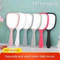 cute small mirror wholesale handheld mirror Handle mirror Makeup mirror touch up portable mirror beauty makeup. 