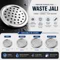Stainless Steel Sink Waste Jali Drain Strainer | Anti Clog Kitchen & Bathroom Drain Cover | Small Medium Large XL. 