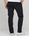Black Cotton Men's Chino Slim Fit. 