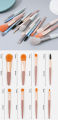 8 Pcs Mini Travel Portable Soft Makeup Brushes Set Eye Shadow Foundation Powder Eyelash Lip Concealer Blush Make Up Brush Set. 
