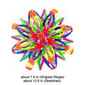 Hoberman Sphere for Kids Yoga Ball Glow in the Dark Breathing Ball Mini Stress Toys for Anxiety Pre-educational Expandable. 