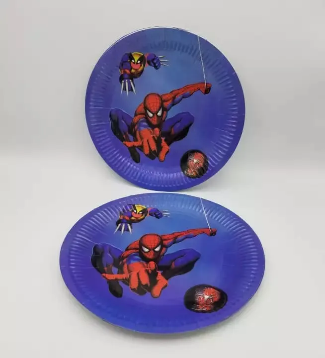 Spiderman%20Plates%20Pack%20of%2010%20for%20Birthday%20Party%20-%20Image%203