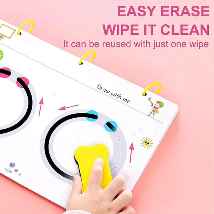 32%20Pages%20Magical%20Tracing%20Workbook%20Set,Reusable%20Calligraphy%20Copybook,Practice%20Drawing%20Book%20for%20Kids,Pen%20Control%20Training%20Drawing%20Book%20-%20Image%203