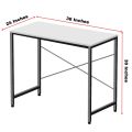 36x24 Inch Computer Table for Home |Desktop Office Study Table| Laptop Table. 