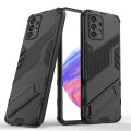 Relaxtoo For Samsung Galaxy A72 4G 5G Punk Phone Case For SamsungA72 GalaxyA72 4G 5G Case Cover Hard Shockproof TPU Back Cover Metallic Stylish Shockproof Phone Safety Case With Holder. 