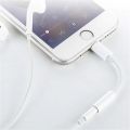 For Lightning to 3.5mm Jack Adapter For iPhone 12 11 Pro MAX XS XR X Headphone Jack Connector AUX Cable Earphone Audio Converter. 