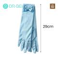 Frayed Edges-free Girls' Gloves Colorful Bowknot Gloves for Kids' Stage Performances Parties Princess Skirt Accessories Girls' Bow Gloves. 