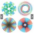 Spirograph Drawing Circle Designs Set Design Ruler - Multicolour - Best Kids activity stuff makes your kid busy & creative. 