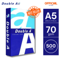 Double A Paper A5 Size 70 gm. 