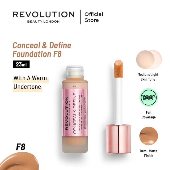 Makeup%20Revolution%20London%20-%20Conceal%20&%20Define%20Full%20Coverage%20Foundation%20F8%20-%20Image%202