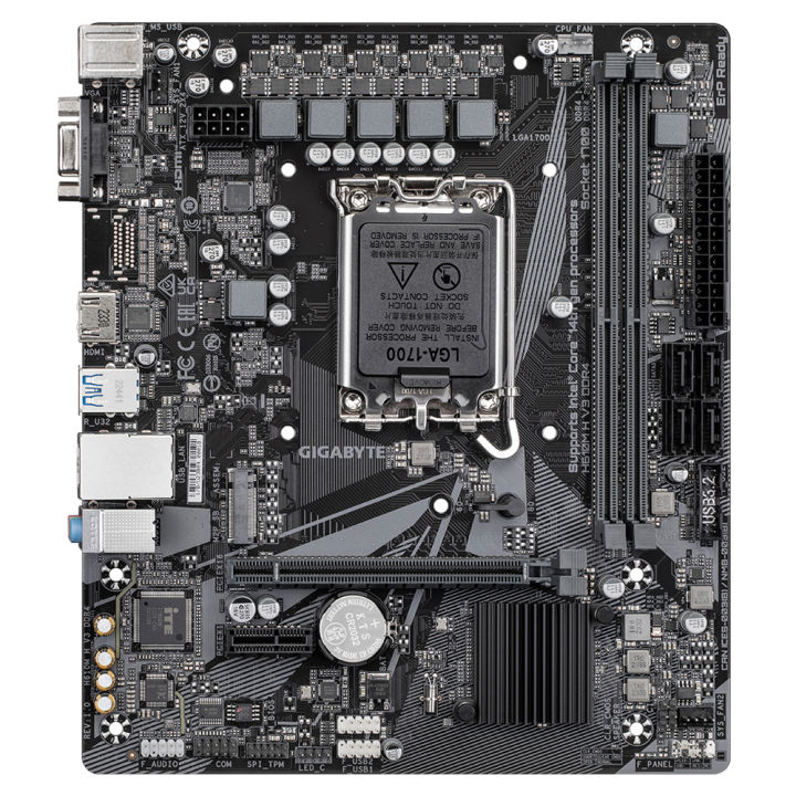 Gigabyte%20H610M%20H%20V3%20DDR4%20Motherboard%20-%20Supports%20Intel%20Core%2014th%20CPUs,%204+1+1%20Hybrid%20Phases%20Digital%20VRM,%20up%20to%203200MHz%20DDR4,%201xPCIe%203.0%20M.2,%20GbE%20LAN,%20USB%203.2%20Gen%201%20-%20Image%202