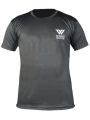 Icono couture Quick Drying Sports Gym Fitness Exercise Running Comfortable T Shirt for Men in Dark Grey Color. 