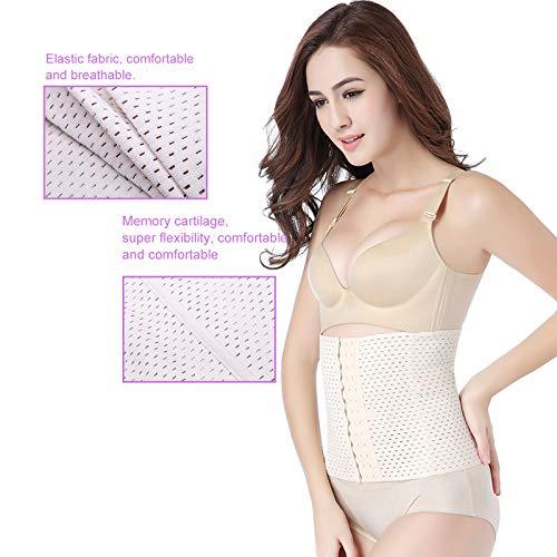 Women's%20Breathable%20Waist%20Shaper%20Trainer%20Tummy%20Slim%20Shapewear%20Corset%20Girdle%20Postpartum%20Belly%20Fat%20Control%20wrap%20Belt%20for%20Gym%20Exercise%20Body%20Shaper%20with%20Adjustable%20Hooks%20-%20Image%202