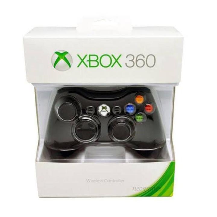 X box 360 wireless controller X box 360/slim wireless dual shoke (BLACK)