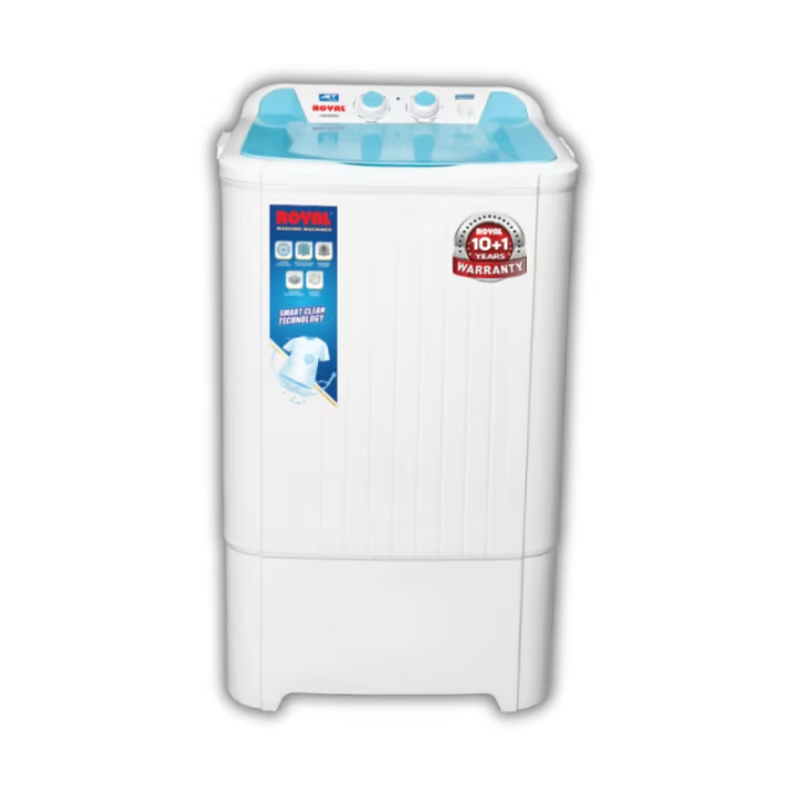 Royal Washing Machine RW-8092 Flat Blue 8 KG Capacity Energy Efficient