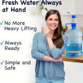 Manual Water Pump for 19 Liter Cans Large - Heavy Duty Bottle Water Pump Dispenser for 5 Gallon Jugs | BPA-Free Hand Press Water Tap Pump for Home, Office, Camping | Easy-to-Use Portable Drinking Water Dispenser with Non-Slip Base. 