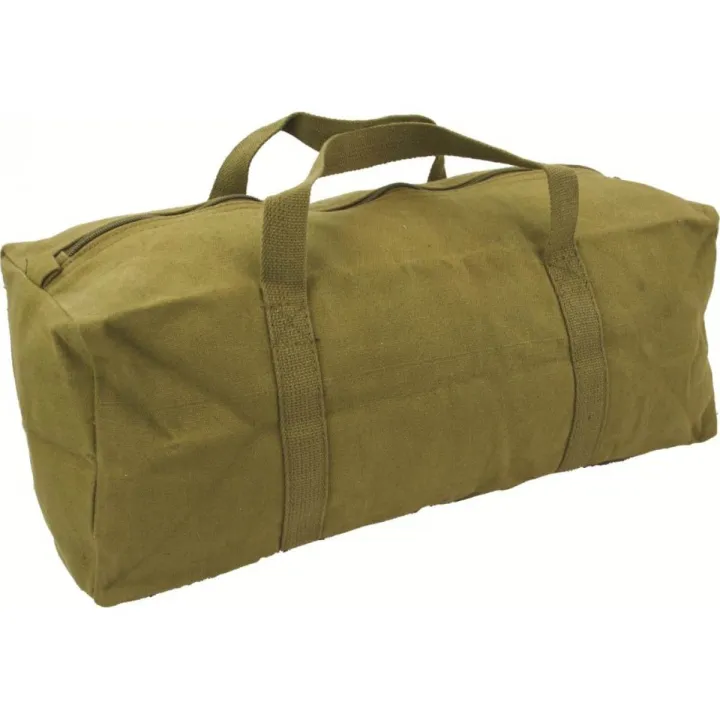 Tarpal%20Canvas%20Made%20Tool%20Bag%2016%20inch%20with%20side%20pocket%20zipper%20Green%20High%20Quality%20-%20Image%204