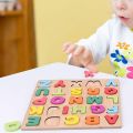 Alphabet/Number Learning Puzzle Board Toy | ABCD Early Childhood English learning Educational Toy | Cognition Letters | 3D Board | Learning Cognition Letters. 