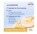 Aptamil Creamed Banana Porridge Baby Cereal 4-6m+ 125g. 