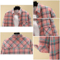 Plaid shirt women 2020 new Korean style all-match blouse loose long sleeve shirt. 