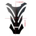 AKE - AK-15 Motorcycle Fuel Tank Pad Black with Silver Dotted Outline Motorcycle decals sticker. 