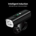 Ecocc Bicycle smart light night riding mountain bike road car headlight riding aluminum alloy car headlight automatic start and stop light perception. 