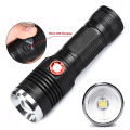 High Quality Zoomable LED FLASHLIGHT TORCH / Genuine X900 USB Rechargeable Super Bright Emergency Power Torch / New Handheld Best Flash light for Outdoor Camping Household Workshop Automobile / Original T6 Telescopic Zoom. 