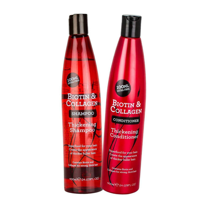 Biotin & Collagen Thickening Shampoo & Conditioner Pack (400Ml Each)