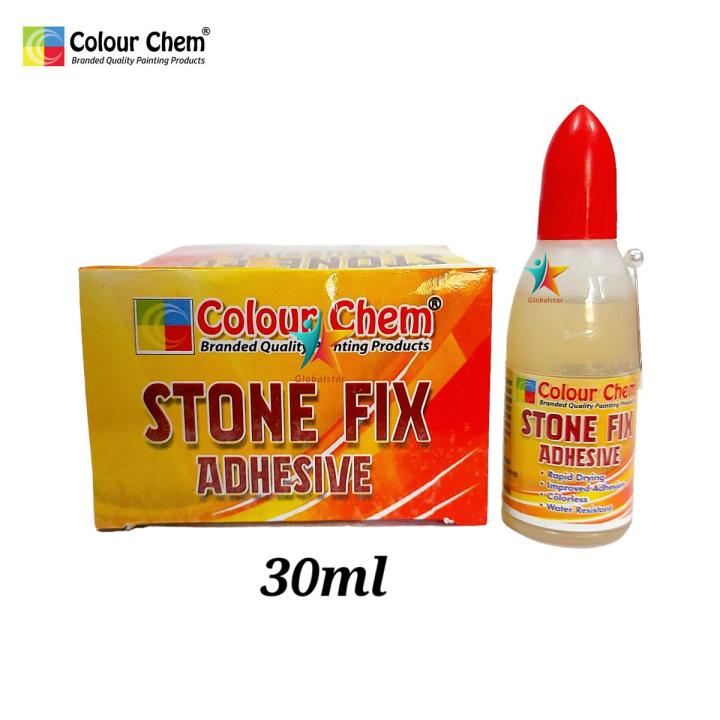 Colour Chem Jewell Beads Fixing, Stone Fix Adhesive Permanent Glue 30ml, It is Used on Jewellery for Fixing of Beads and Stones