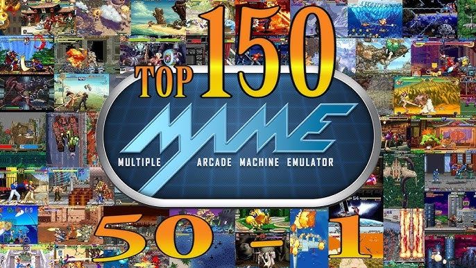 Mame32 Top Old Classic Games DVD Never Seen Before, 150 Mame 32 Demanding Arcade Games in 1 DVD