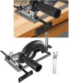 4 and 5 Inch Angle Grinder Base Bracket, Angle Grinder Stand 45 Degree Adjustable Precise Cutting Stand for Angle Grinder Accessories  , Grinder To Circular Saw Conversion. 