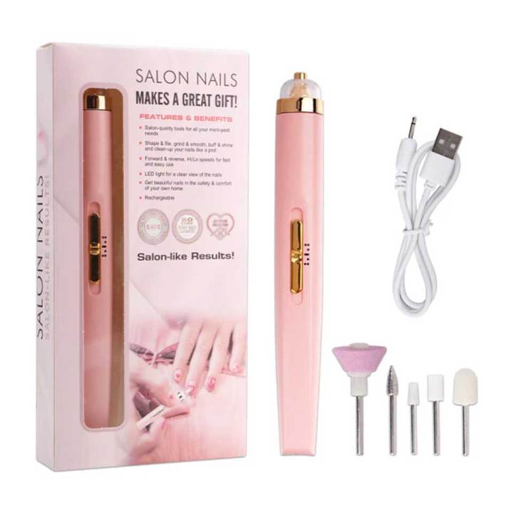 Professional Electric Nail Drill Machine Pedicure Manicure Drill Set