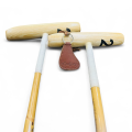 Geoffrey  4 Mallets  Root Cane Professional Game Polo Mallets Sticks } Tapered 4/5 knots. 