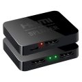 1x2 4K HDMI Splitter HDMI Switch 1 in 2 Out Video Distributor Amplifier Dual Display for HDMI Box PC Monitor Projector Laptop. 