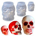 Resin Molda Diy Halloween Scar Face Skull Candle Mold Epoxy Resin Mold Skull Silicone Mold Handmade Gift Home Decoration Silicone Mold. 