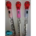Spider Man Fairy Stick Glitter Gel Pen with Multi Light effect For Kids. 