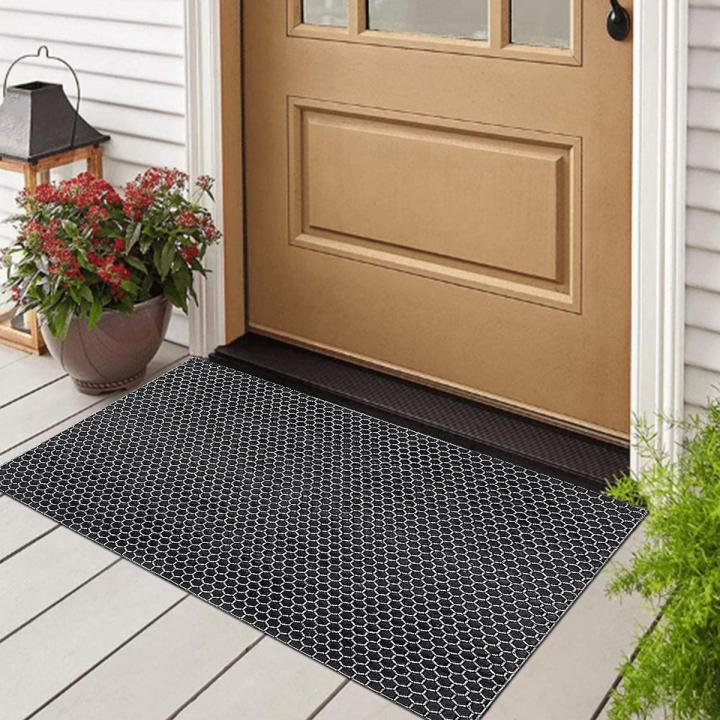 HONEYCOMB ENTRANCE HOME & OFFICE DOOR MAT 28 inch x 21 inch