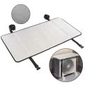 Sunscreen Aluminium Foil Air Conditioner Cover Silver Air Conditioner Protective Waterproof Dust Cover Outdoor. 