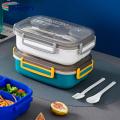 Portable Food Container Stackable Bento Box Lunch Container Dishwasher Safe Modern Design 2 Compartments for Southeast Asian Buyers Compartmented Lunch Box. 