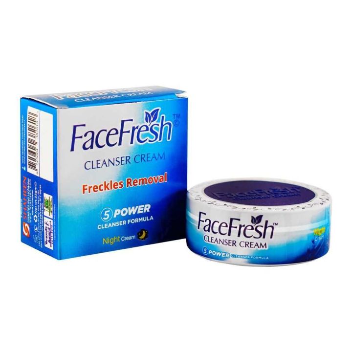 FaceFresh Cleanser Night Cream, Freckles Removal, 23g