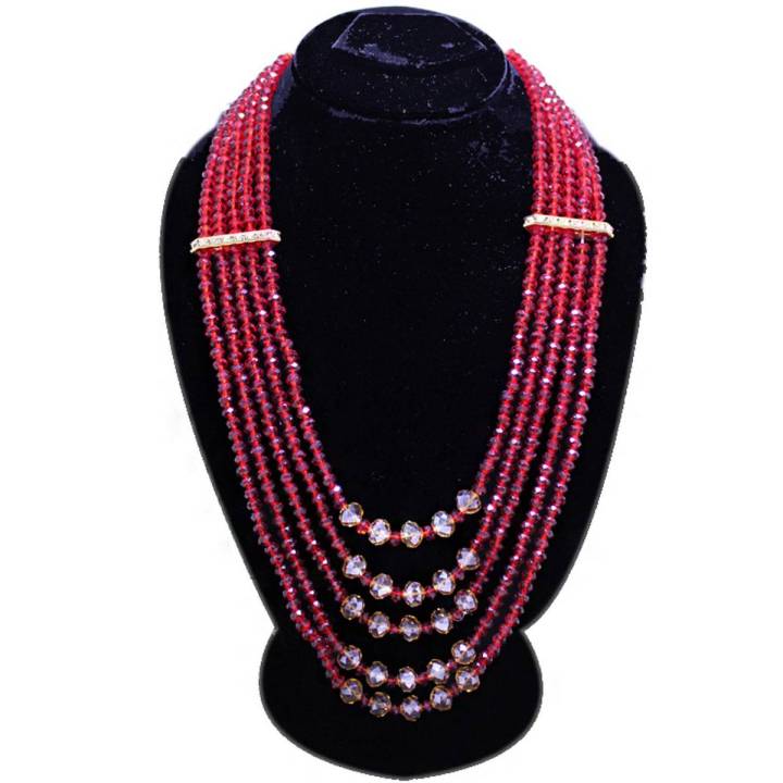 Crystal Beeds Rani Mala Necklace For Women